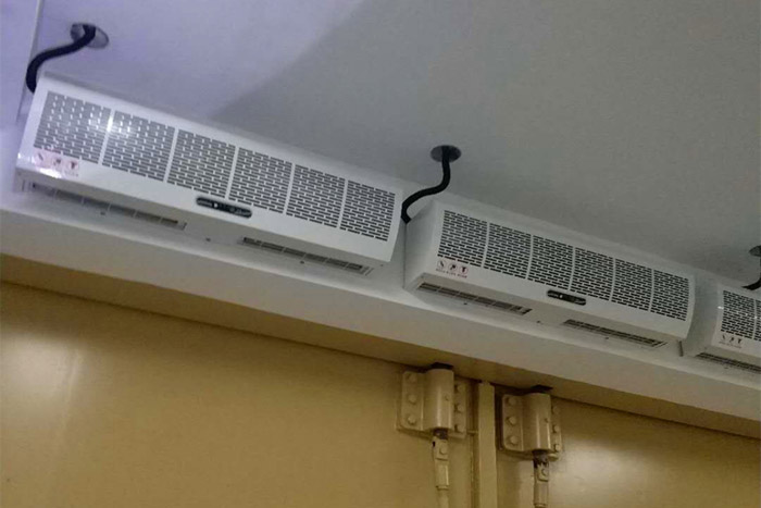 電加熱風幕機案例實拍