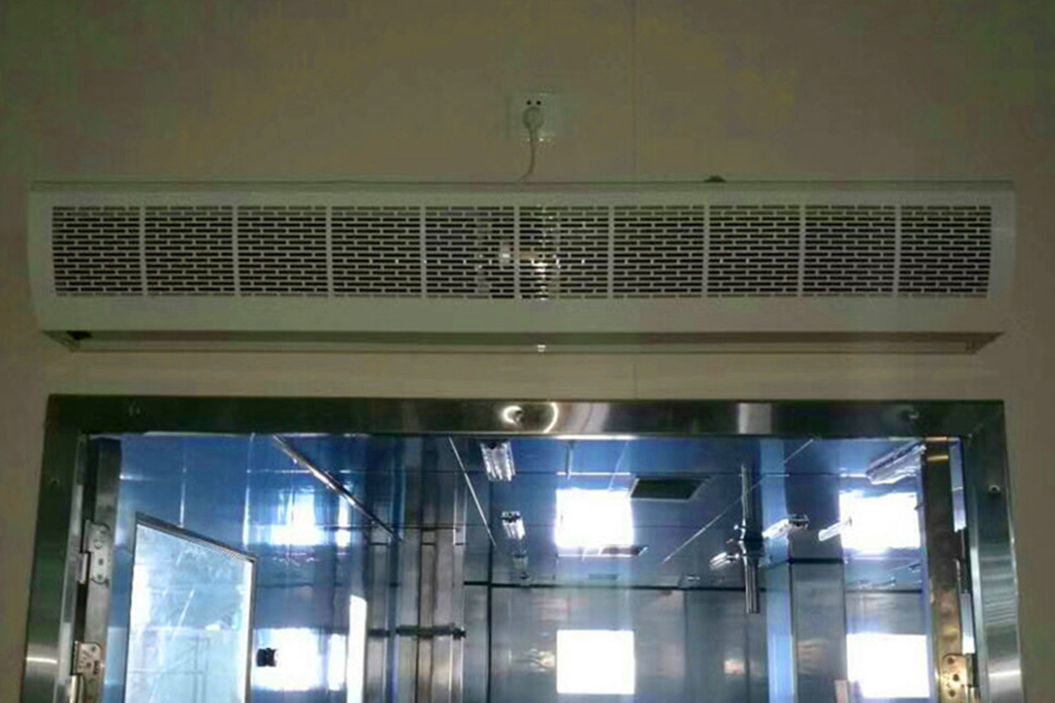 自然風風幕機安裝案例實拍