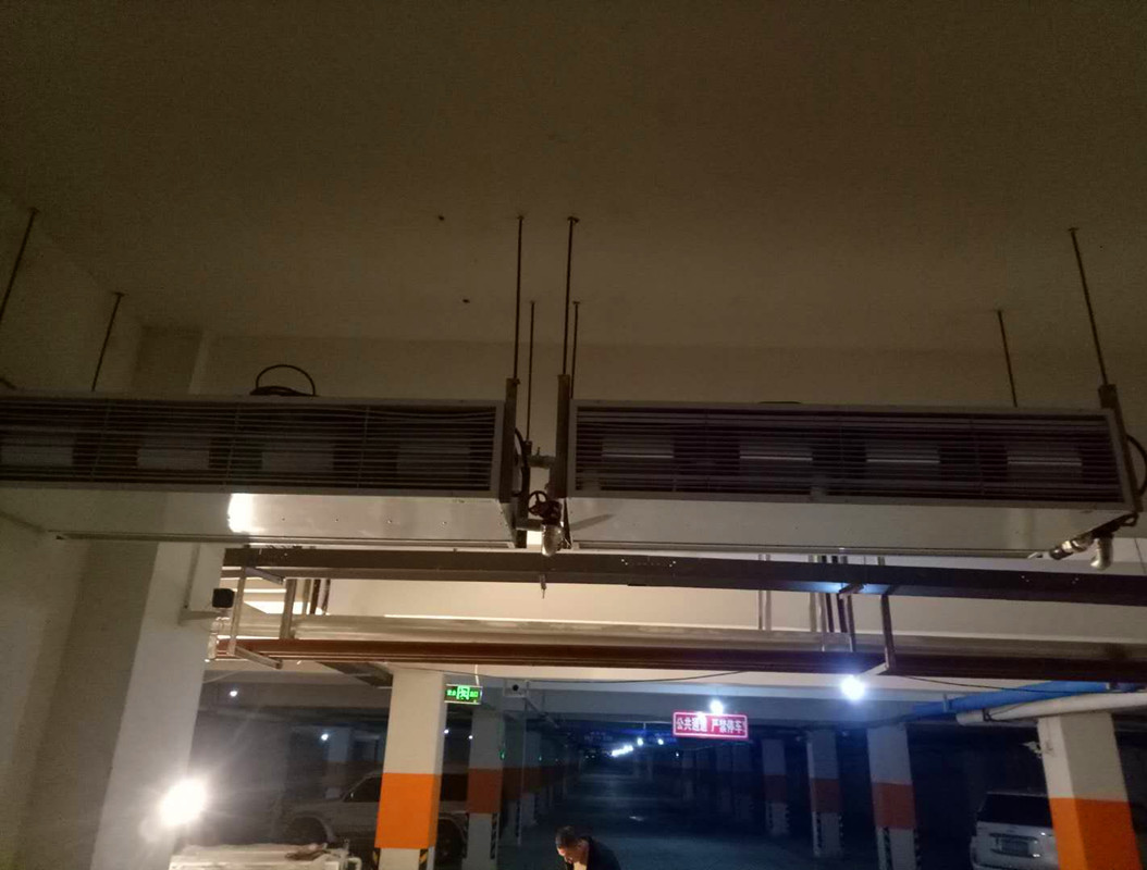 明裝型離心風(fēng)幕機(jī)安裝